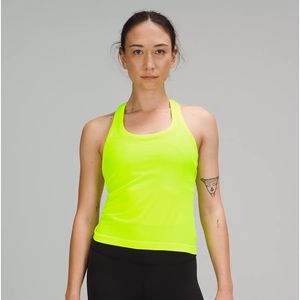 highlight yellow swiftly tech racerback tank 2.0 race length